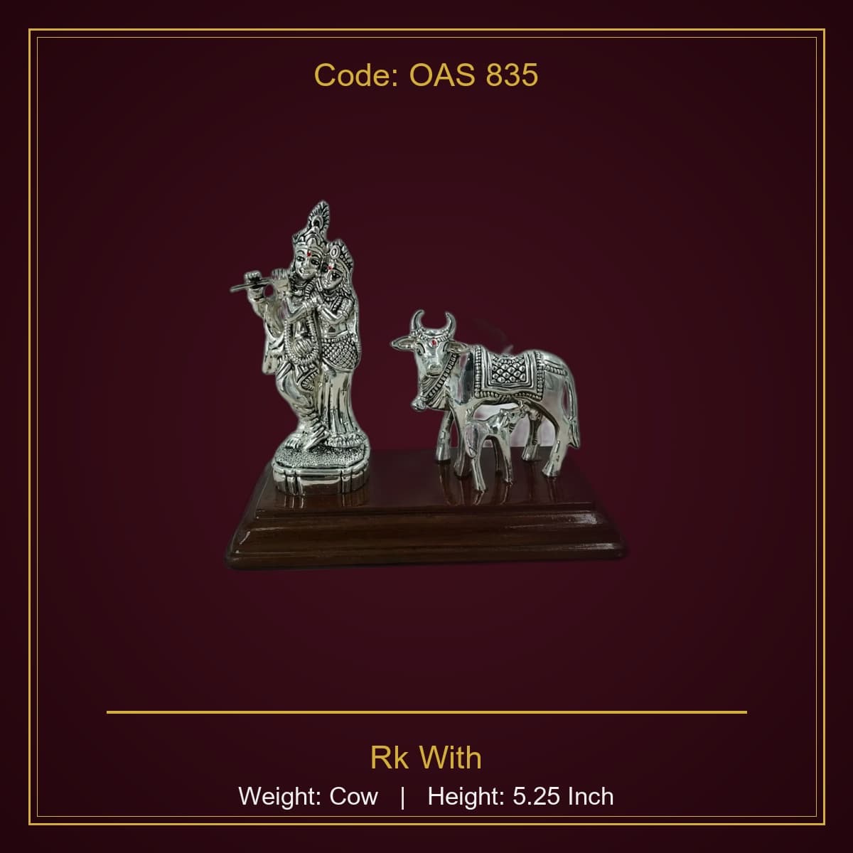 999 Silver Rk With Cow