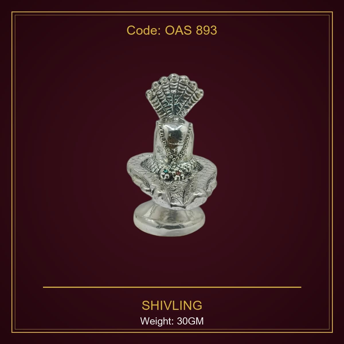 999 Silver Shivling