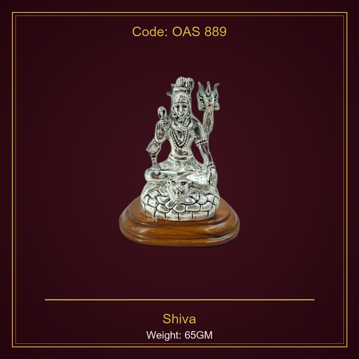 999 Silver Shiva