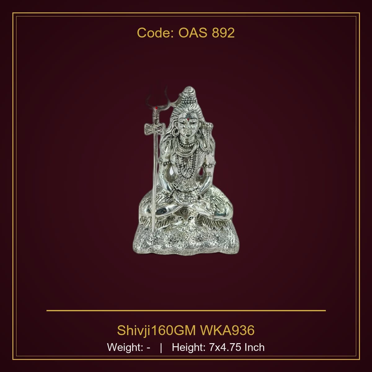 999 Silver Shivji160GM