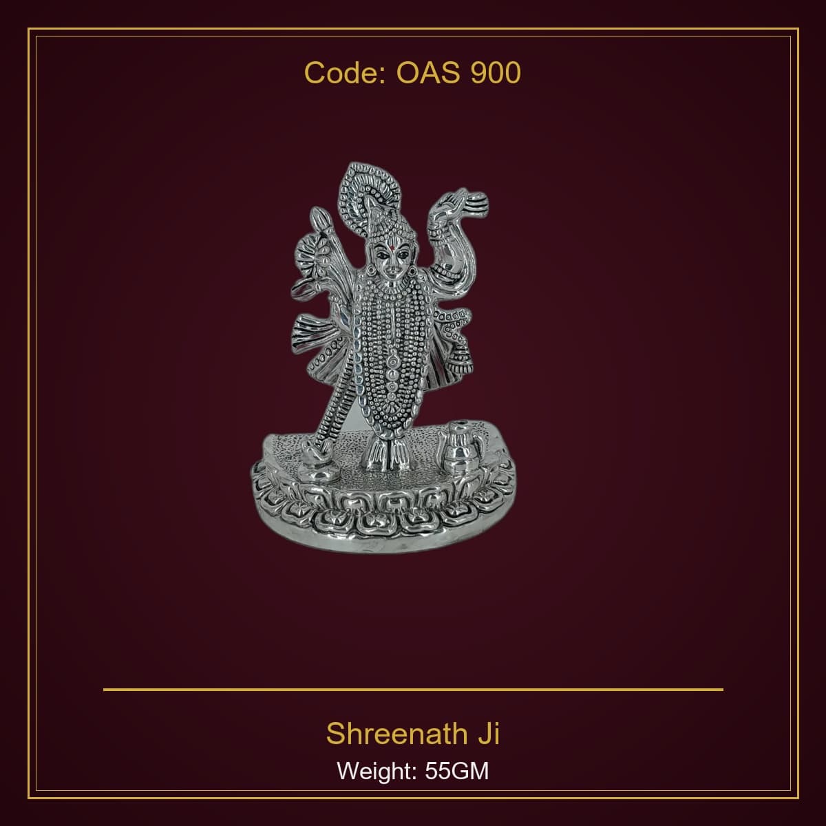 999 Silver Shreenath Ji
