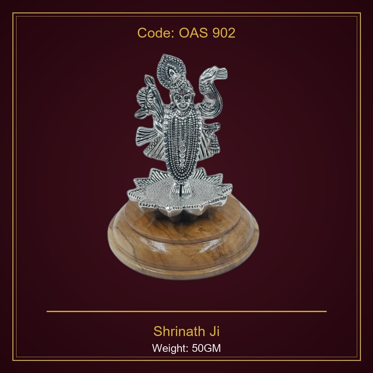 999 Silver Shrinath Ji