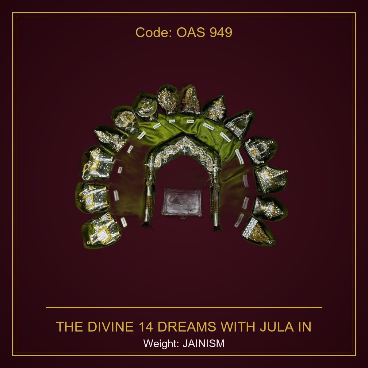 999 Silver The Divine 14 Dreams With Jula In Jainism