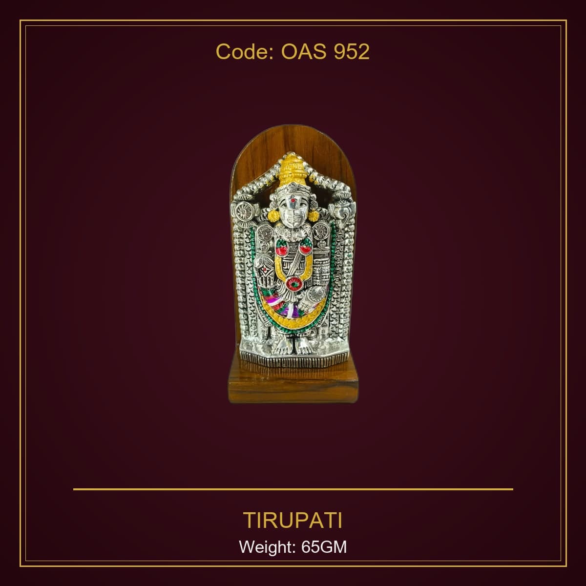 999 Silver Tirupati