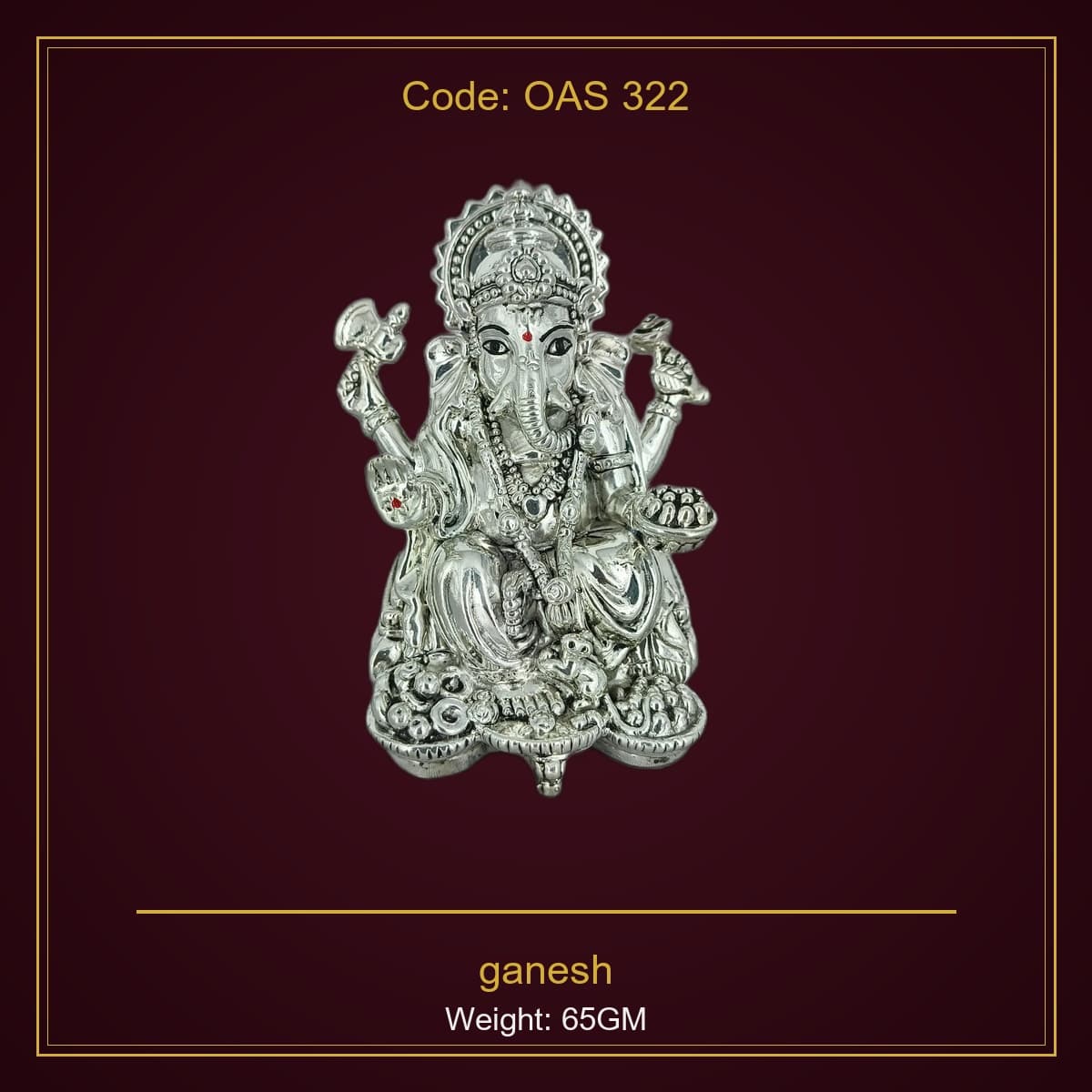 999 Silver ganesh