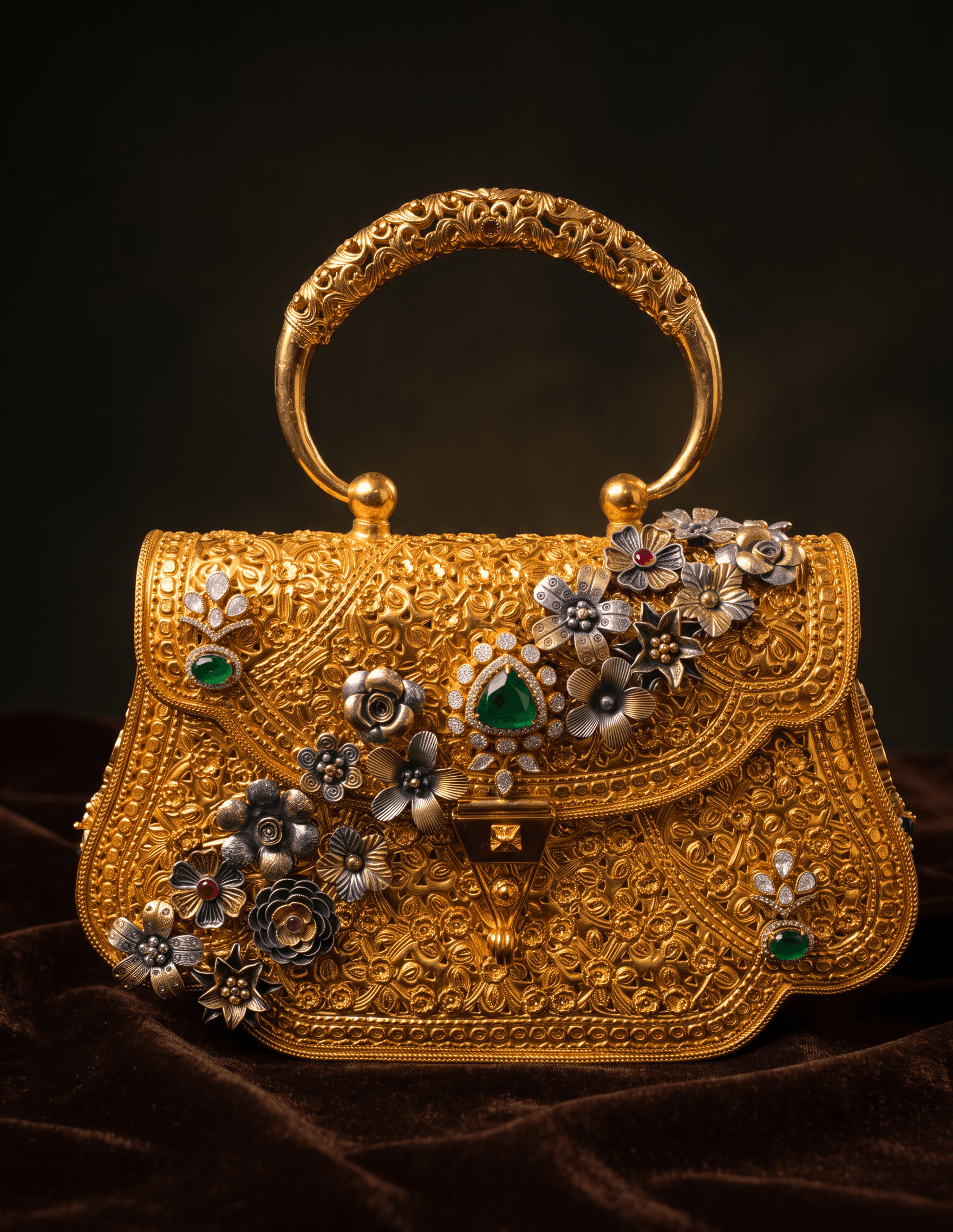 Antique 2 Tone Purse