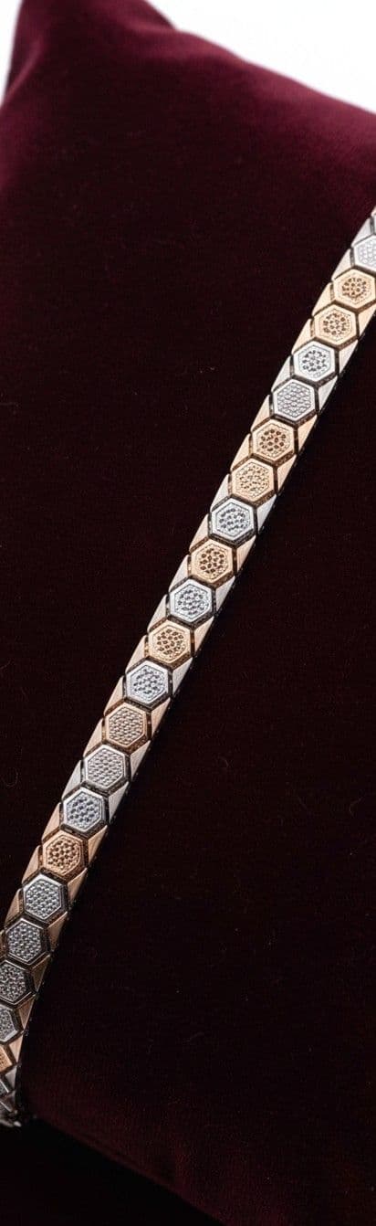 Men Bracelet 2 Tone - 21