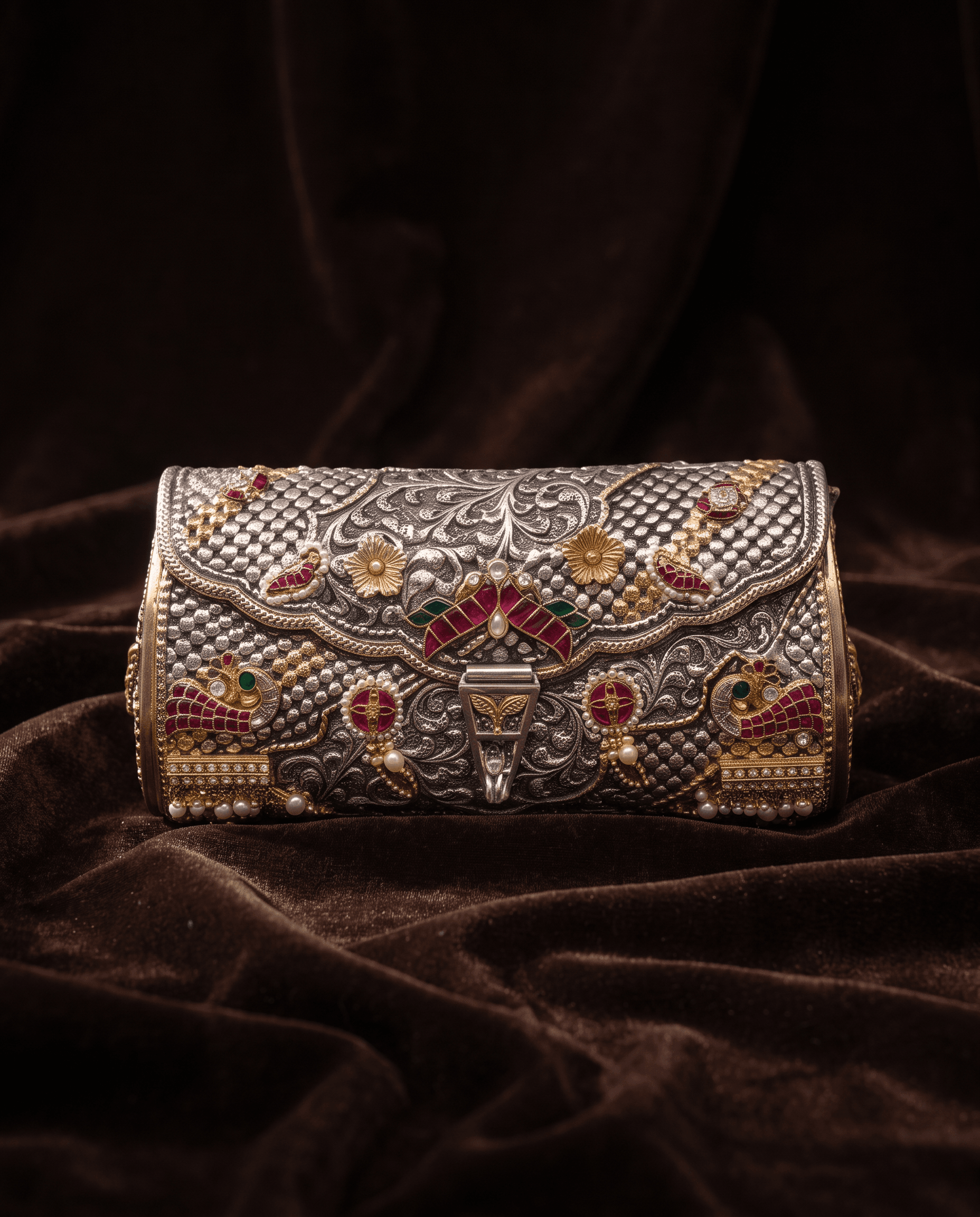 Antique 2 Tone Purse