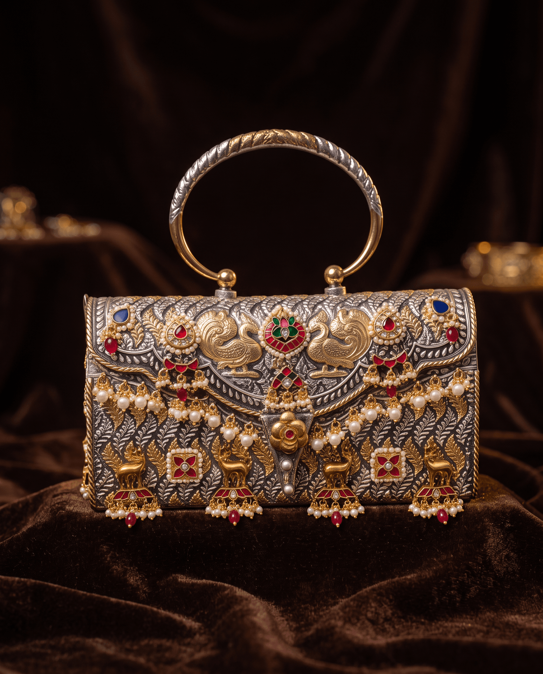 Antique 2 Tone Purse