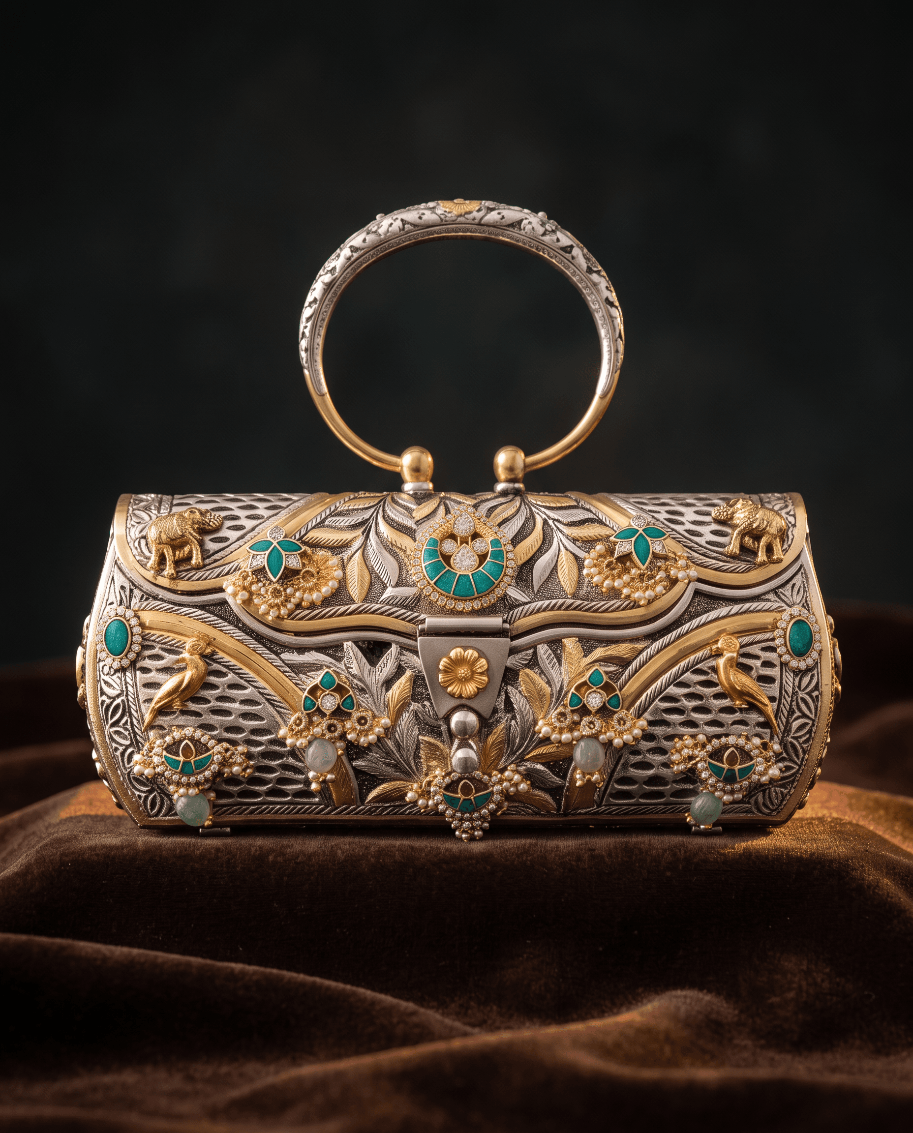 Antique 2 Tone Purse