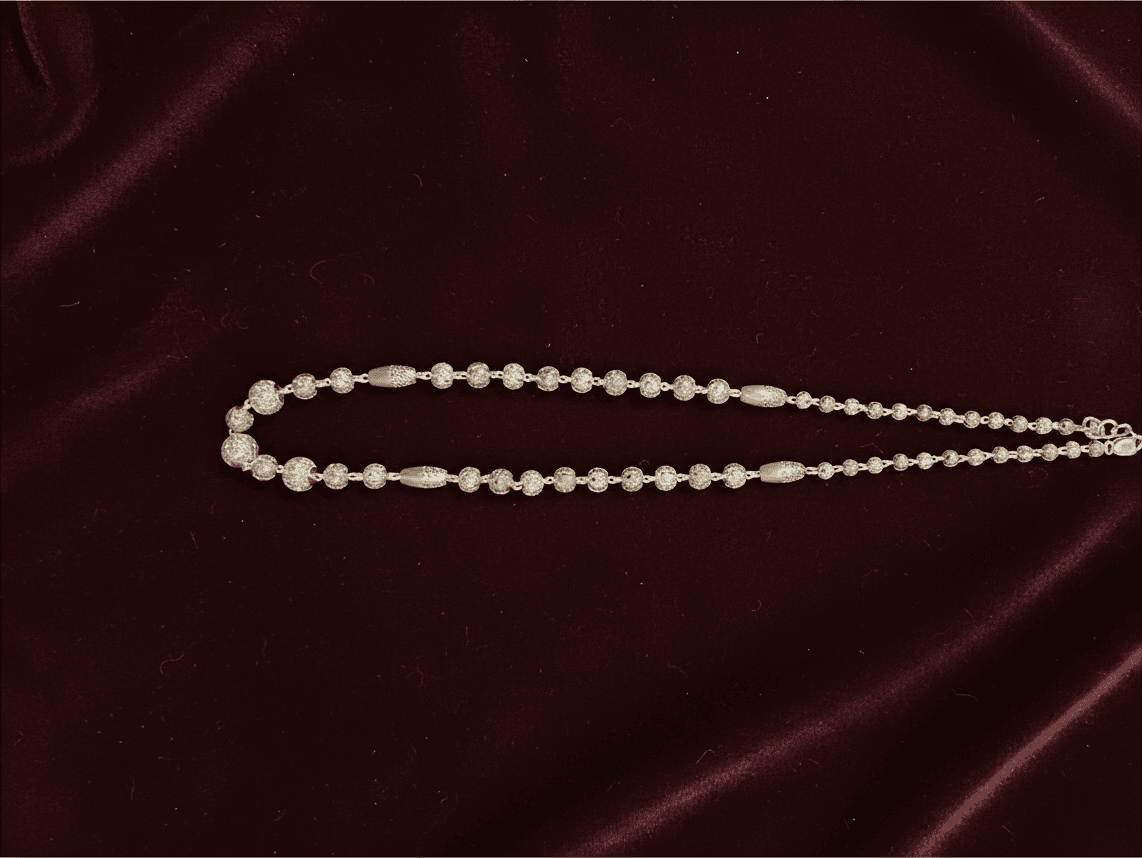 92.5 Rose Gold Cnc Cutting Chain - 102