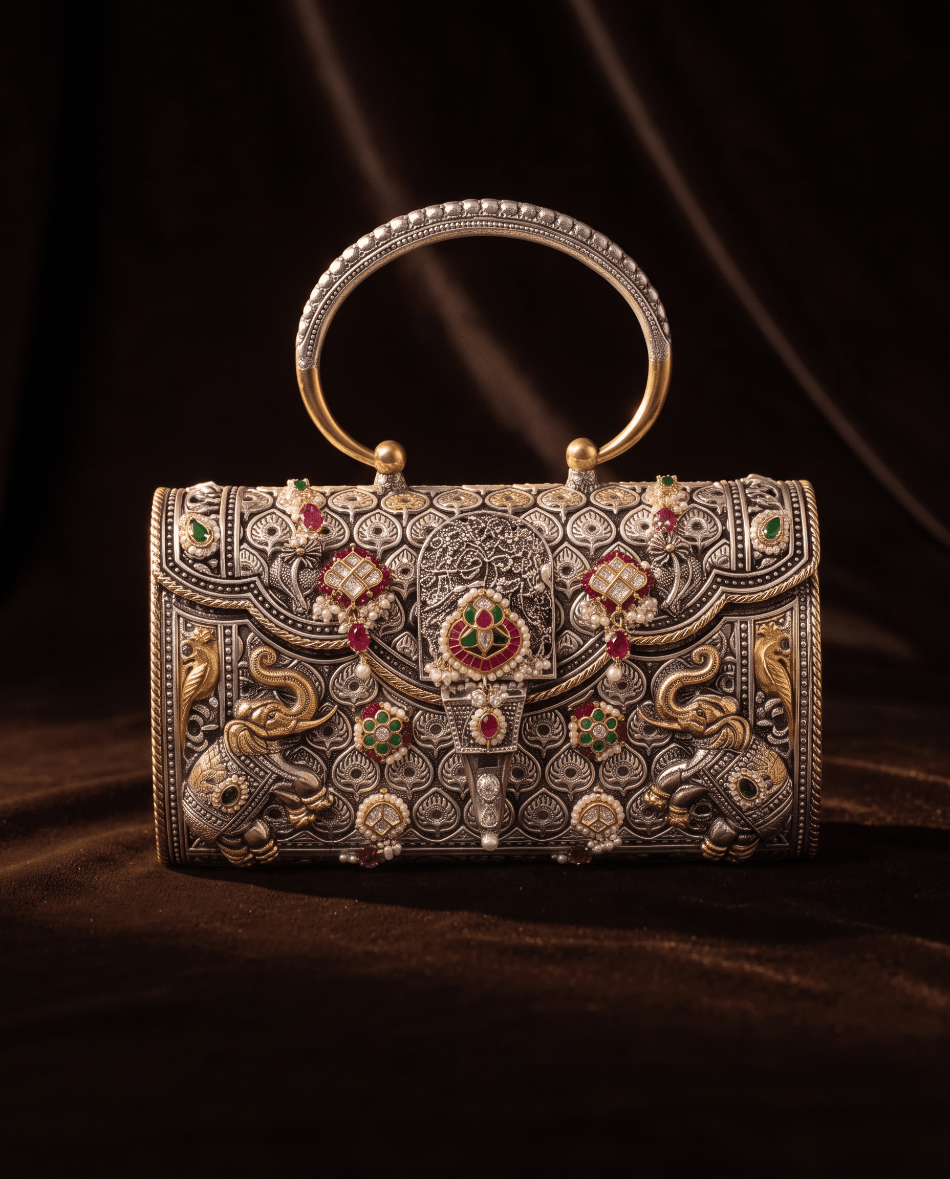 Antique 2 Tone Purse