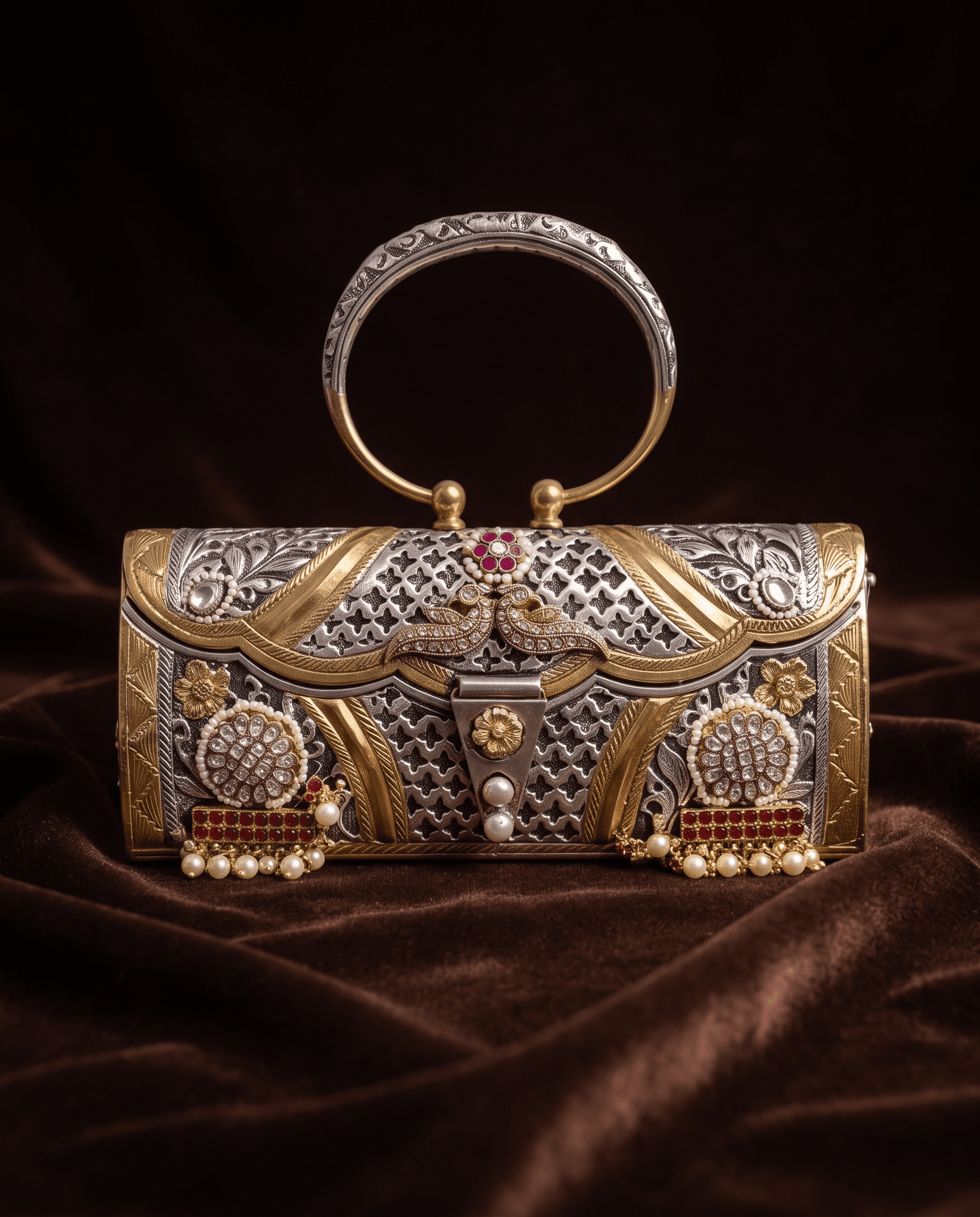 Antique 2 Tone Purse