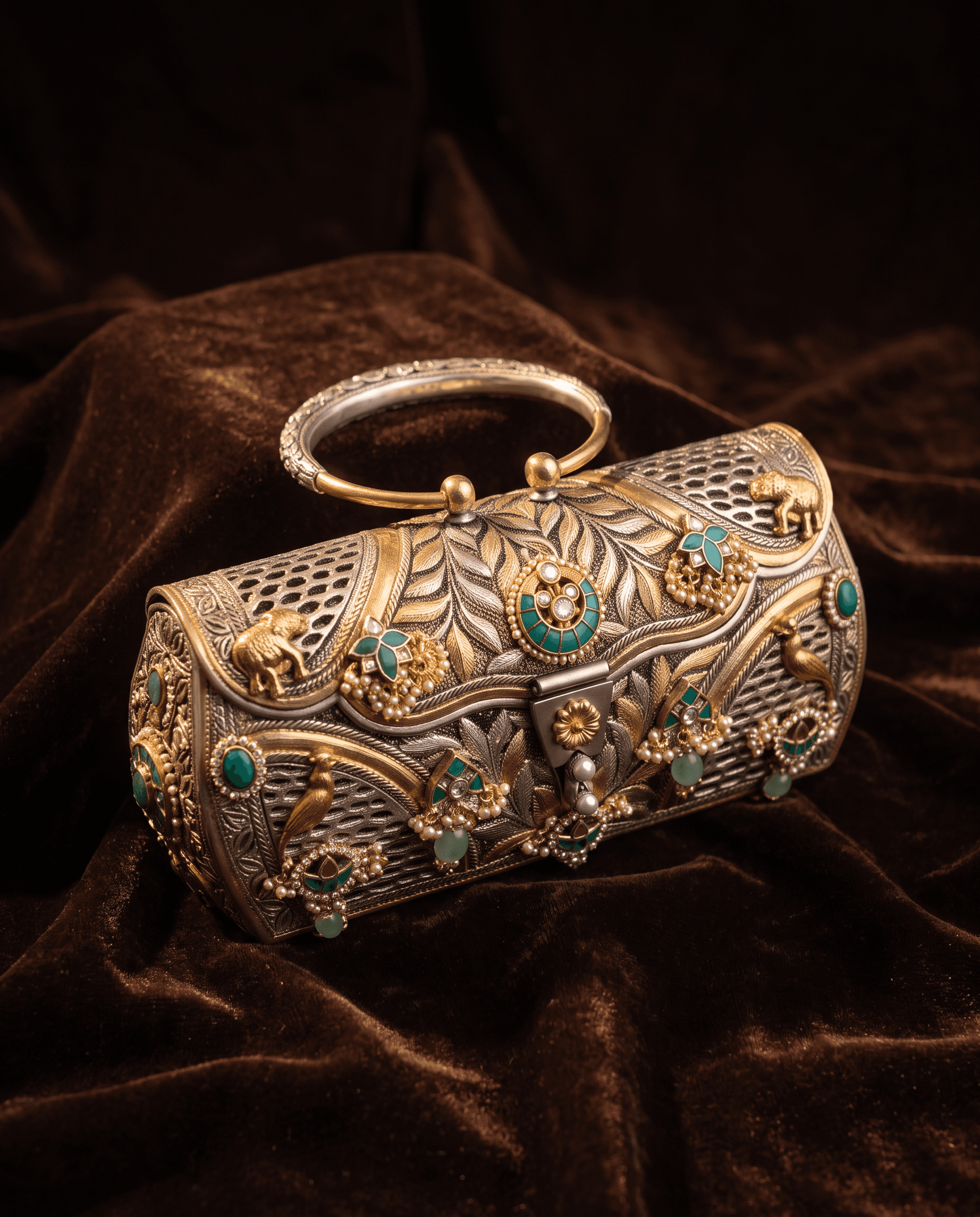 Antique 2 Tone Purse