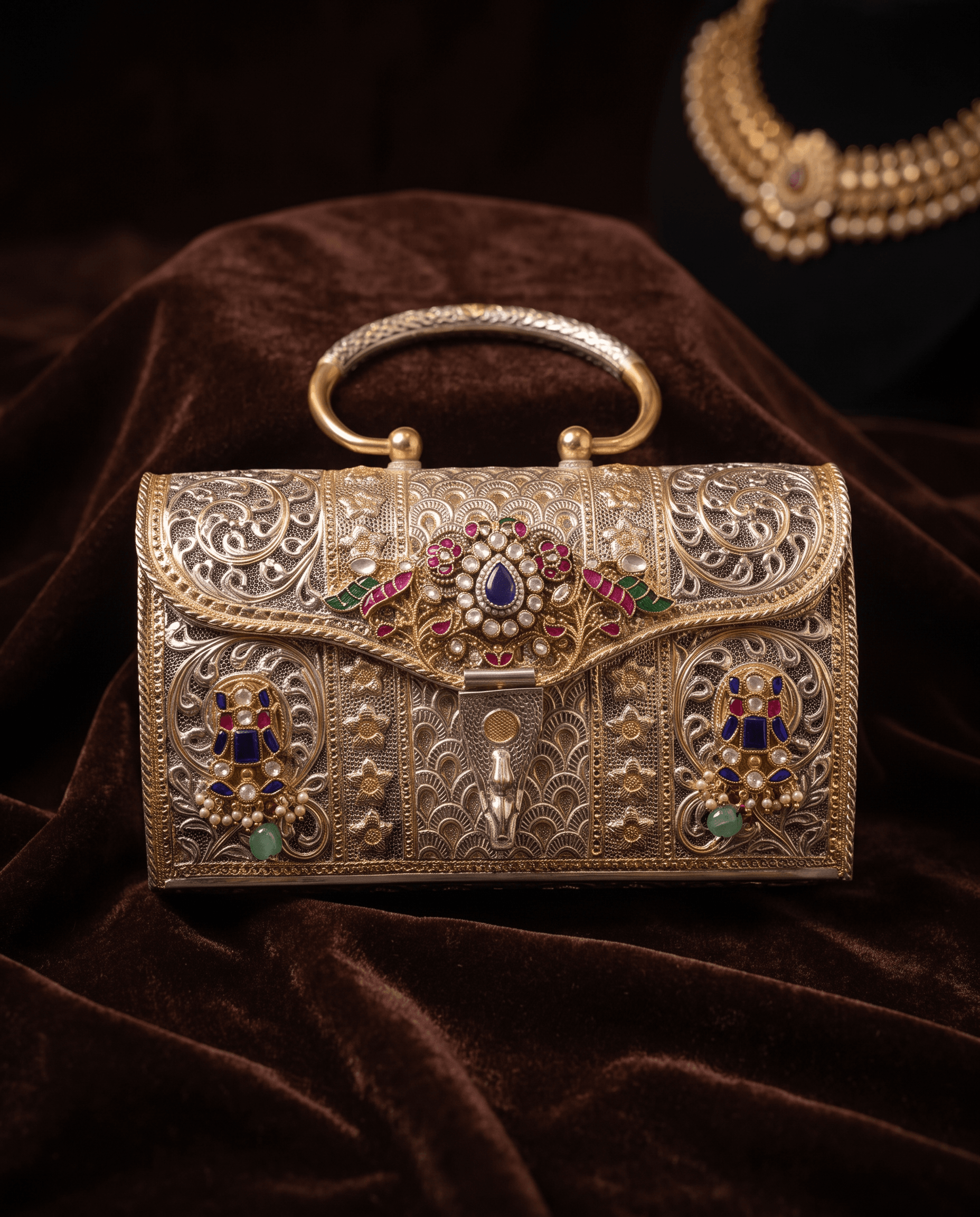 Antique 2 Tone Purse