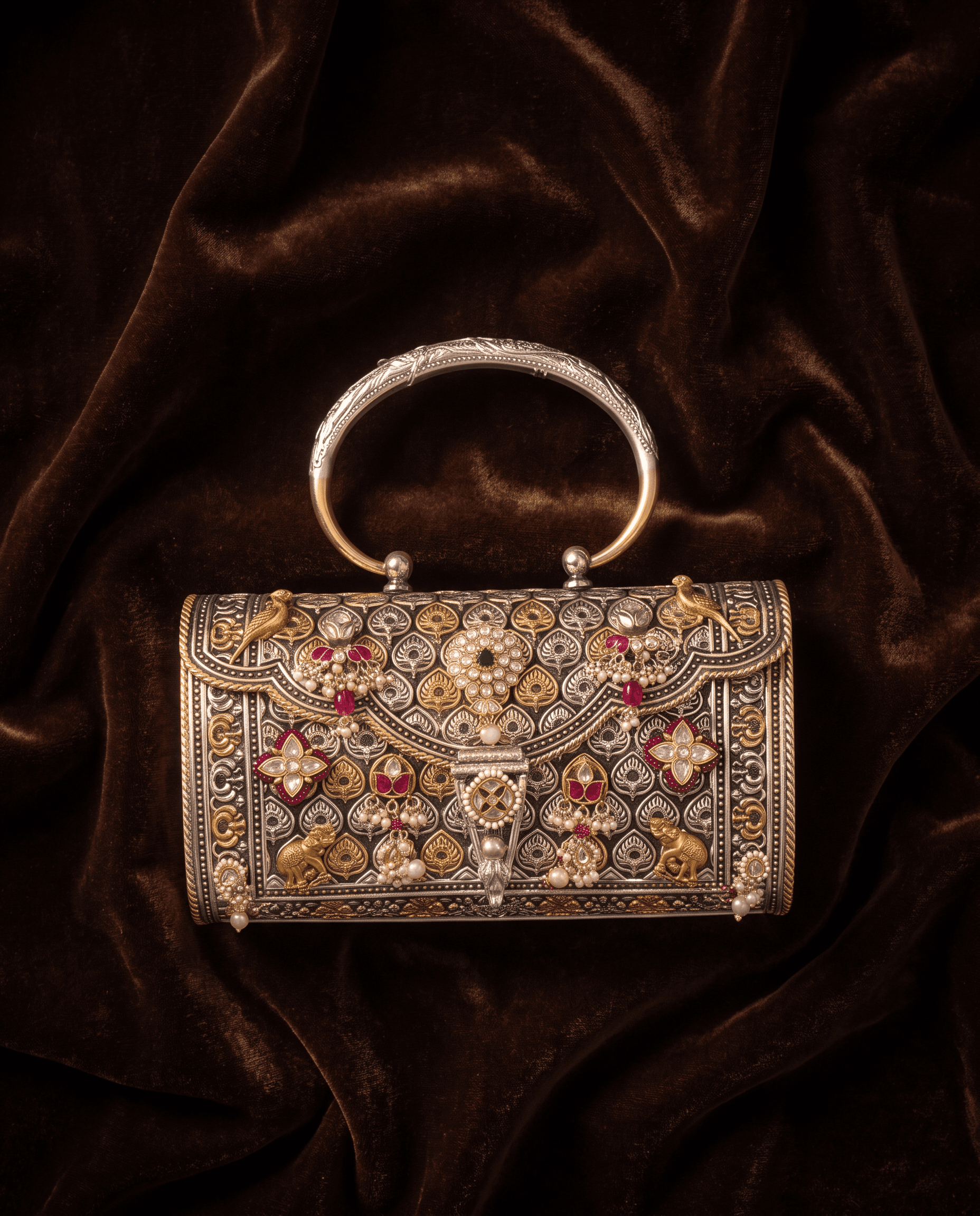 Antique 2 Tone Purse