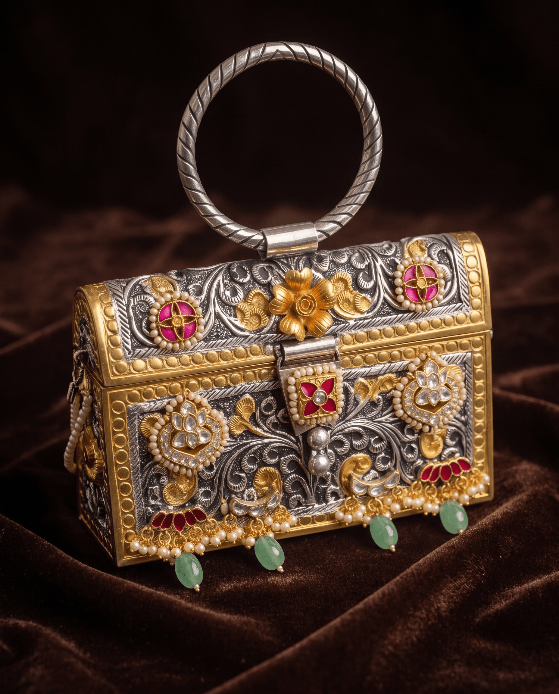 Antique 2 Tone Purse