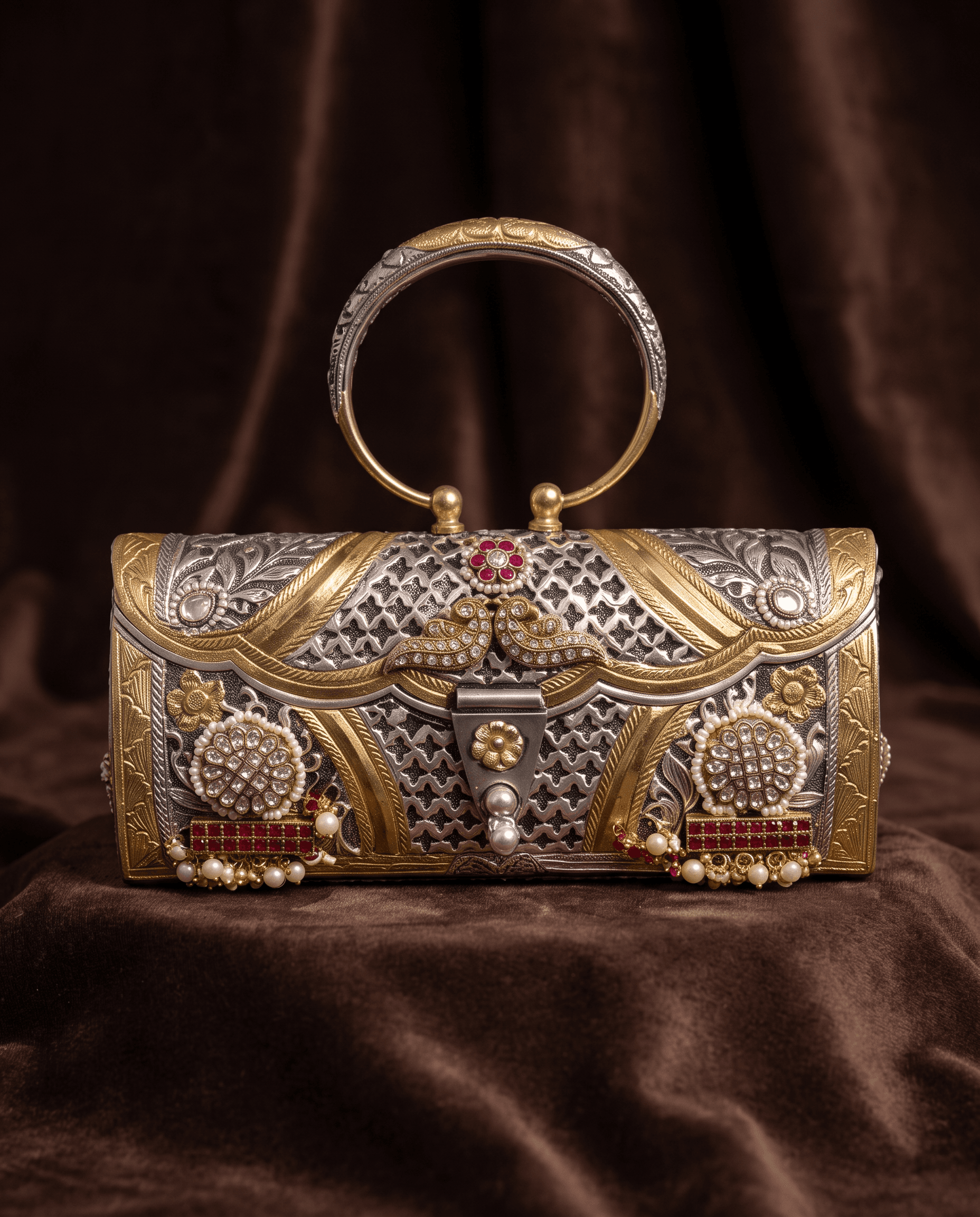 Antique 2 Tone Purse