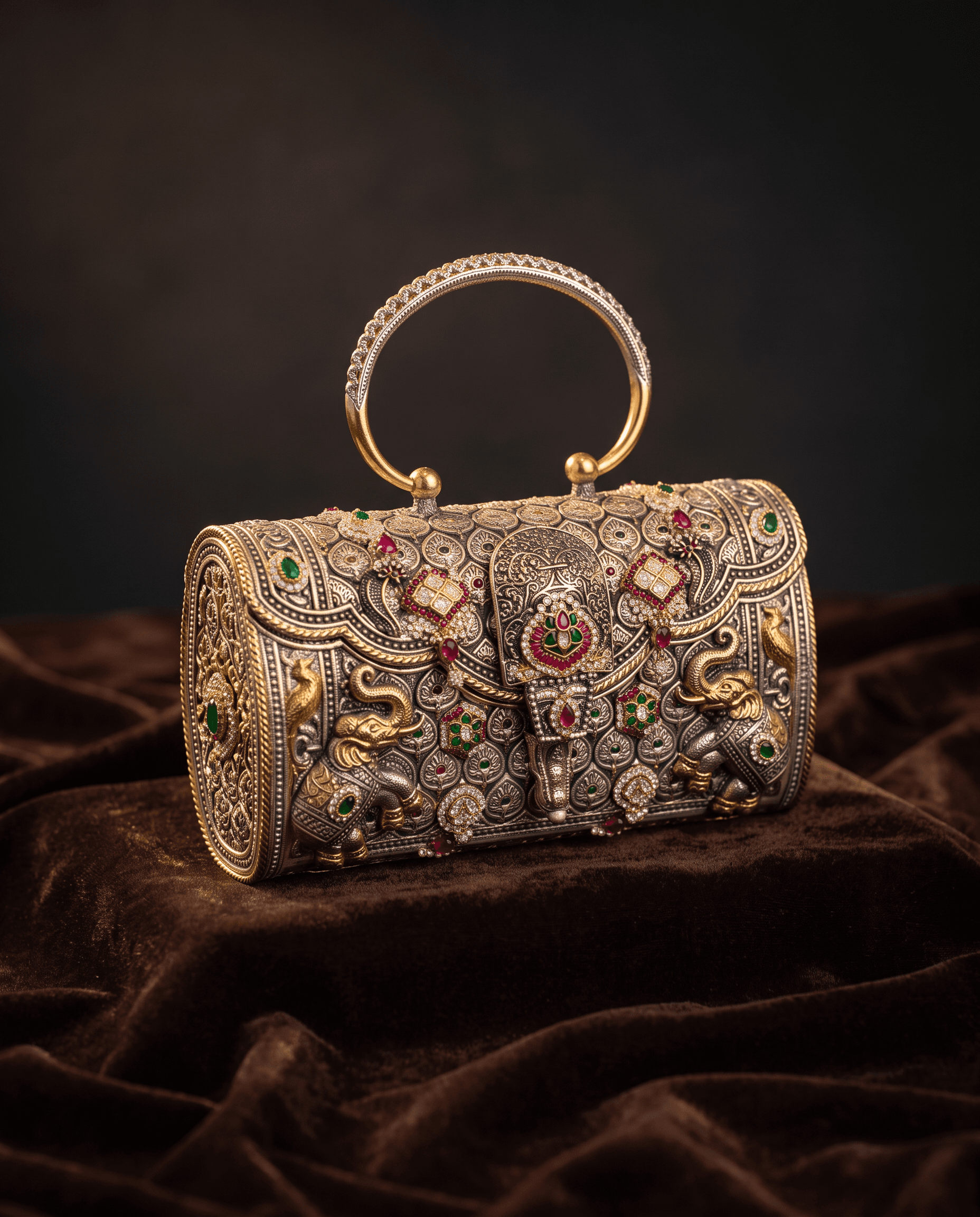 Antique 2 Tone Purse