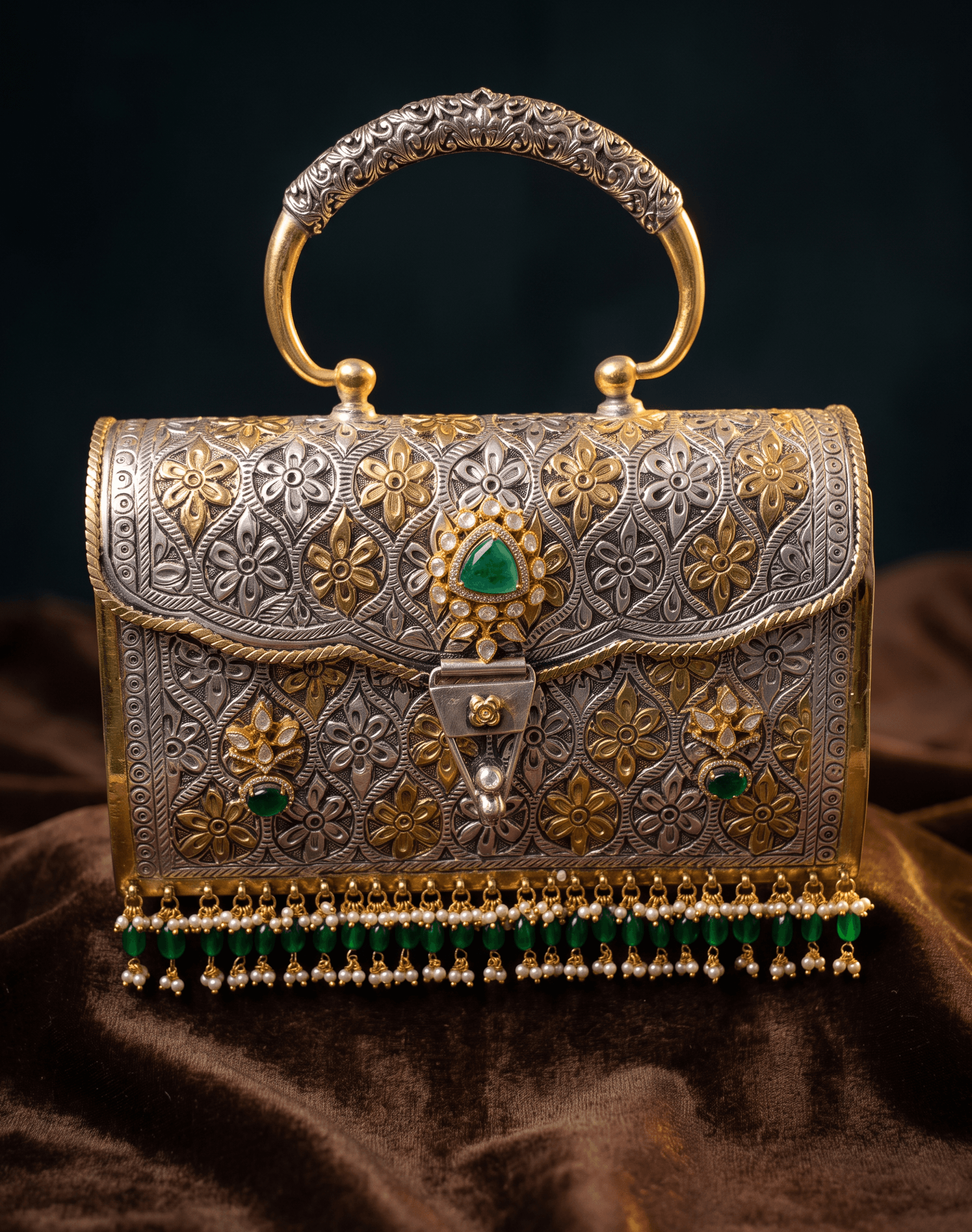 Antique 2 Tone Purse