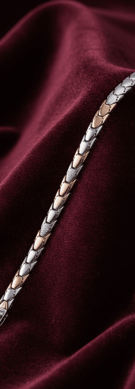 Men Bracelet 2 Tone - 23