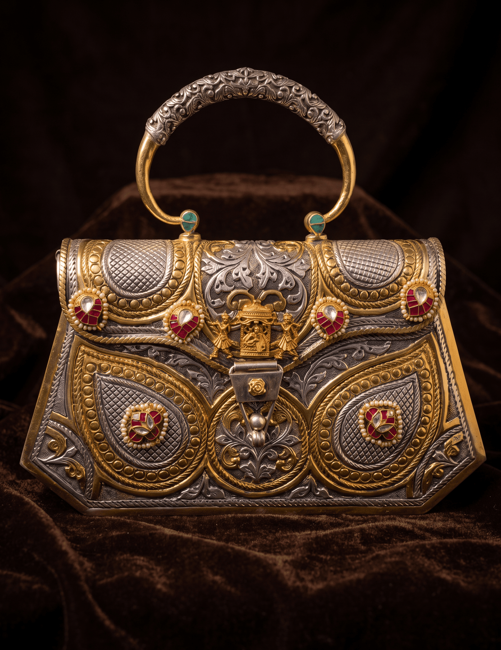 Antique 2 Tone Purse